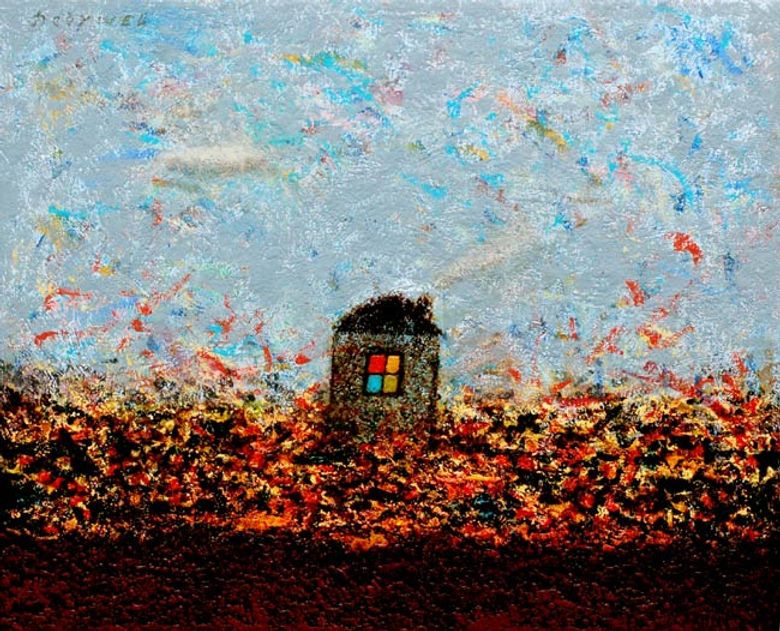 А. Дедушев. Дом №6. 2009г. живопись, х.,м.