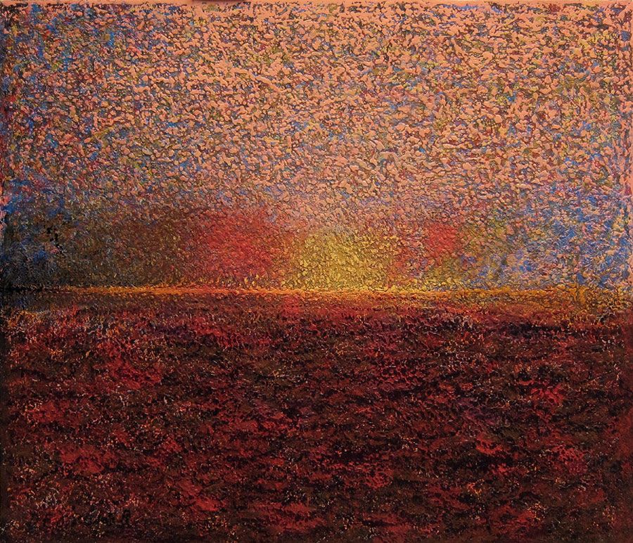 А. Дедушев. Тёплый вечер. 2014г. холст, масло.