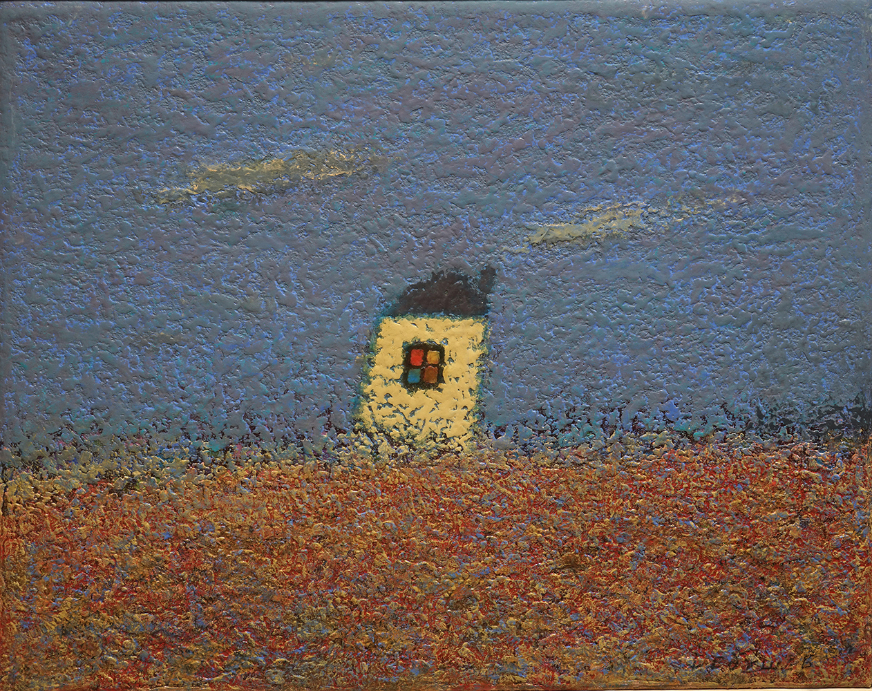 А. Дедушев. Дом №16. 2011г. живопись, х.,м.